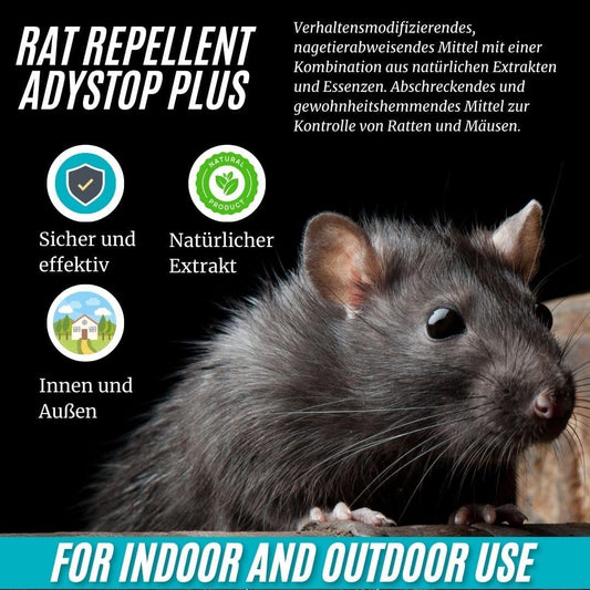 Ratten und Mäuseabweh in Beuteln, 10×20 g ohne Gift (Rat Repellent Adystop Plus)