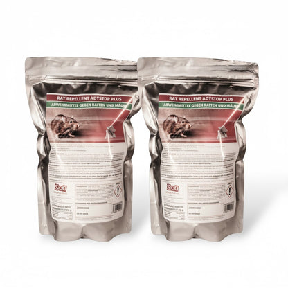Ratten und Mäuseabweh in Beuteln, 10×20 g ohne Gift (Rat Repellent Adystop Plus)